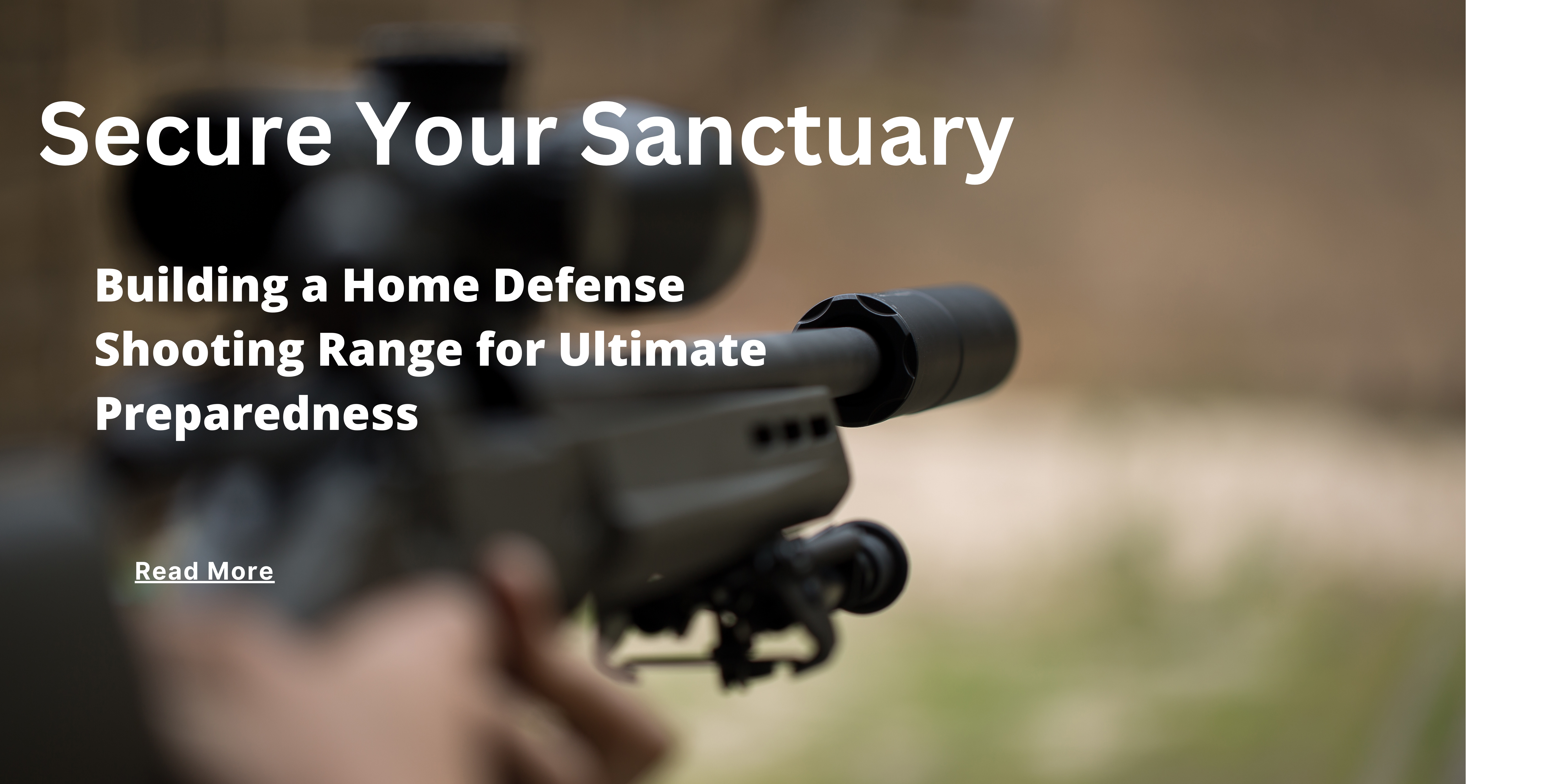 Home defense shooting range