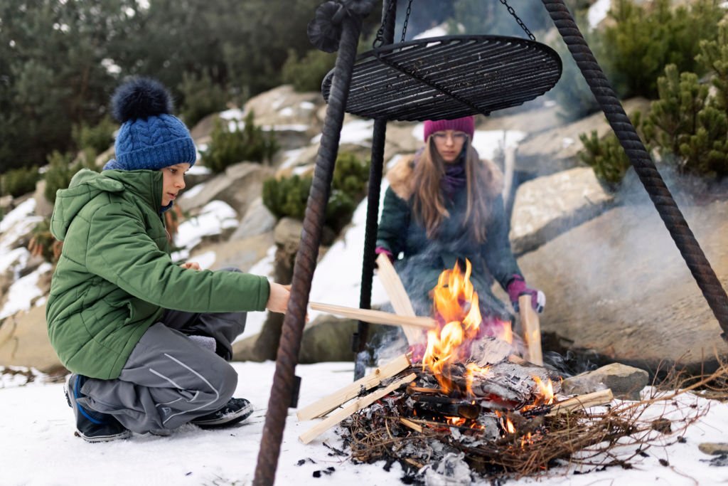 best way to start a campfire