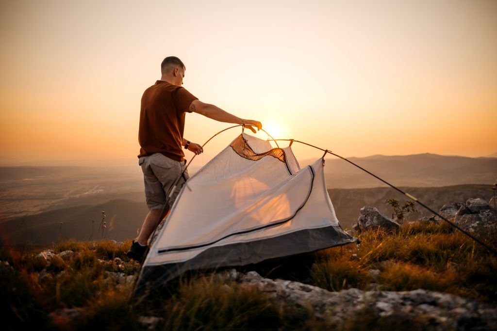 How to secure a tent in high winds
